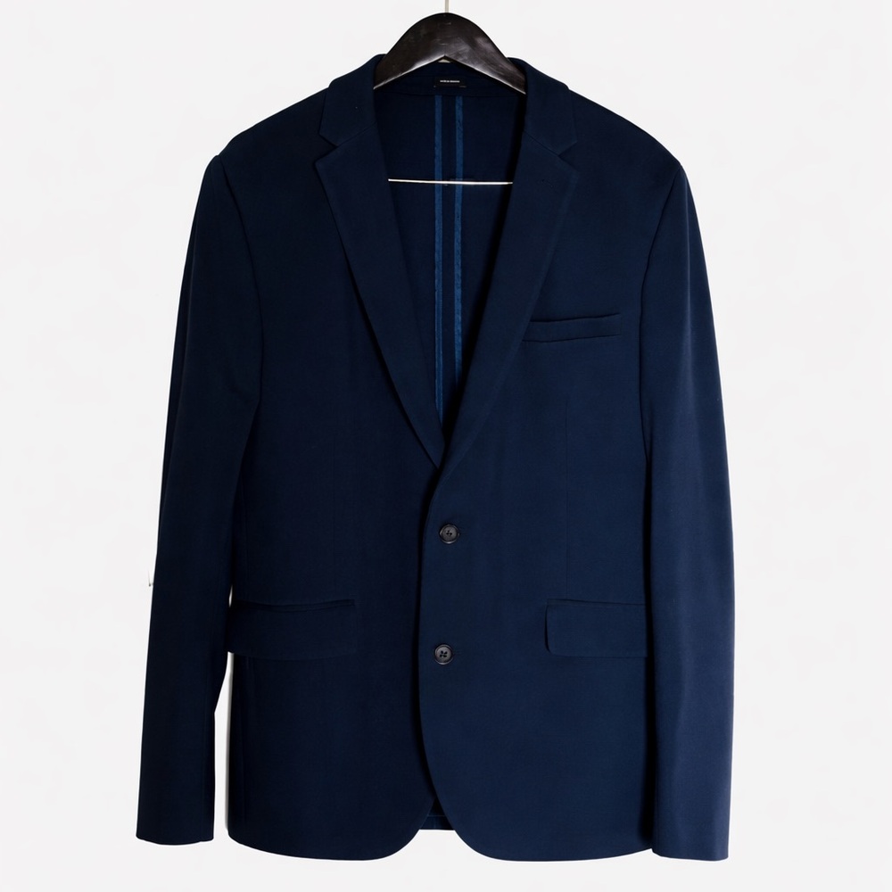 Men’s jf j.ferrar Navy Blue Sport Coat - Picture 2 of 7